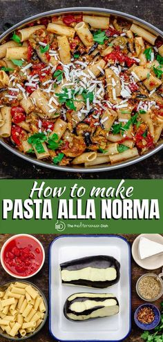 the cover of how to make pasta alla norma