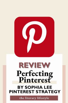 the logo for pinterest strategy, which is featured in an article on pinterest