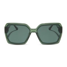 diff eyewear featuring the presley square sunglasses with a sage green crystal frame and g15 lenses front view James Decker, Jessie James Decker, Diff Eyewear, Be Fit, Eyewear Womens, Prescription Eyeglasses, Travel Case, Designer Sunglasses, Square Sunglasses