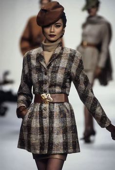 Vintage Runway Fashion, Hanae Mori, Original Supermodels, 1990s Fashion