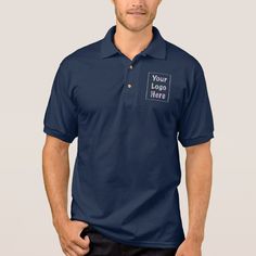 Your Logo Here Company Uniform Promotional Polo Shirt, Men's, Size: Adult S, Blue Color: Navy. Gender: male. Polo Shirt Colors, Retirement Planning, Golf Polo Shirts, Golf Polo, T-shirt Polos