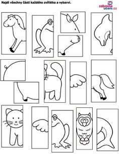 an animal worksheet for children to learn how to draw and paint animals with their own