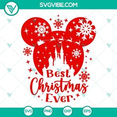 the best christmas ever mickey mouse svg file