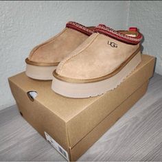 This Shoes By Birkenstock Are Amazingly Cute, Trendy, Cool, Comfortable And Cozy Warm! They Are Made Of Soft Leather Shearing. There Are Completely Out Of Stock. Questions? Leave A Comment Below! Ugg Tazz, Womens Ugg, Chestnut Color, Shoes Womens, Womens Uggs, Ugg Shoes, Chestnut, Birkenstock, Soft Leather