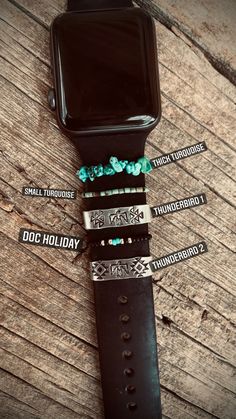 Gunville Bands - Etsy Outfits With Turquoise Jewelry, Cute Apple Watch Bands, Western Fashion Jewelry, Apple Watch Bands Fashion, Apple Watch Fashion, Cowgirl Accessories, Horse Things, Southern Outfits, Estilo Hippy