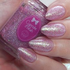 Cupcake Polish | Cloud Collection Cupcake Polish, Cupcake Nails, Light Pink Nail Polish, Nails Holographic, Nail Polish Glitter, Pretty Nail Polish, Light Pink Nails, Nail Art Disney, Holographic Nail Polish