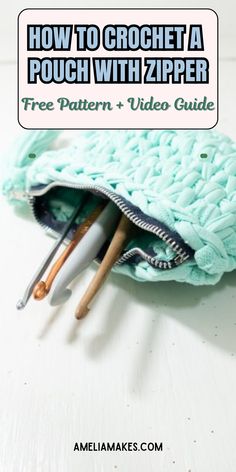 Ready to try something new? 😄 This step-by-step, easy-to-follow guide will walk you through the process of creating a fabulous DIY crochet pouch with a zipper! Plus, there's a free pattern and a video guide to make it even more fun! 📺🛍️ ​ ​ ​ ​ ​ ​