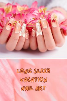 Long Sleek Vacation Nail Art: Vacation Nails, Trendy Summer Nails, Fun Spring Nails, Summer Nail Ideas, Two Color French Tip Nails, Europe Summer Nails, Sun Nails, College Graduation Nails, Short Classy Nails, Dominican Nails, Hawaiian Flower Nails Acrylic, Tropical Nail Designs, Mexican Style Nails, Spring Stiletto Nails, Summer Almond Nails, Hot Summer Nails, Summer Nail Art,  Nail Designs, 4th of July Nails, Pink Summer Nails, Summer Nail 2024 Trends, Bright Nails, Tropical Nails, Beach Nails, Summer Bright Nails, Rainbow Nails Design, Maximalist Nails, Cute Funky Nails, Vibrant Summer Nails, Beach Nails, Classy Summer Nails, Trends, Summer Nail Colors, Summer Almond Nails, Ocean Nails, Spring Nail Sets, Cute Spring Nails, Fun Summer Nails, Neon Pink Nails. Graduation Nails Short, Nail Designs Mexican, Nail Designs 4th Of July, Two Color French Tip, Summer Nails Neon Pink, Tropical Nails Beach, Stiletto Nails Summer, Two Color French Tip Nails, Hawaiian Flower Nails Acrylic