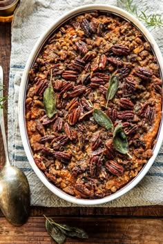 Half Baked Harvest Bourbon Sweet Potato, Thanksgiving Week Meals, Gf Thanksgiving, Bourbon Sweet Potatoes, Savory Bacon, Thanksgiving Casserole, Half Baked Harvest Recipes, Thanksgiving 2023, Thanksgiving Foods