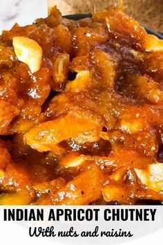 Dried Apricot Recipes, Apricot Chutney, Apricot Recipes, Vegetarian Side Dishes, Easy Homemade Recipes, Chutney Recipes, Dried Apricots, Pickling Recipes