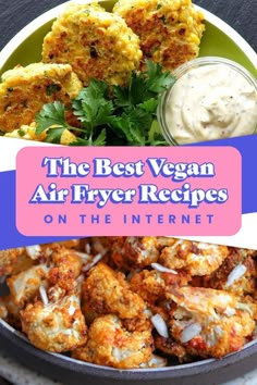 the best vegan air fryer recipes on the internet, including tater tots