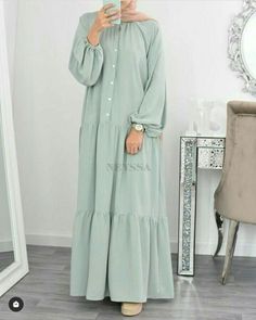 Dress For Muslim Women, Bohemian Long Dress, Modest Fashion Muslim, Habits Musulmans, Moslem Fashion, Bohemian Dresses, Muslim Women Fashion