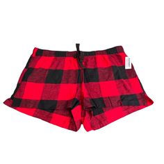 New With Tags Old Navy Buffalo Check Flannel Shorts In Red And Black. From The "Match The Fam" Line. Size Xl. Elastic Waist With Drawstring. Waist: 19-1/2" Across Laying Flat Inseam: 2-1/2" Condition: New With Tags Red Short Sleepwear For Pajama Party, Casual Red Shorts For Pajama Party, Red Casual Shorts For Pajama Party, Casual Plaid Short Sleepwear, Red Short Sleepwear For Loungewear, Red Cotton Pajama Shorts For Pajama Party, Casual Red Pajama Shorts For Sleep, Casual Red Pajama Shorts, Casual Plaid Sleepwear For Overnight