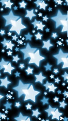 an abstract background with many stars in the middle and one star on the bottom right corner