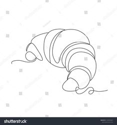 a continuous line drawing of a caterpillar crawling on the ground with its head down