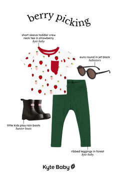 Berry Picking Outfit, Fruit Prints, Kyte Baby, Berry Picking, Baby Style, Outfit Idea, Baby Fashion