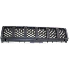 a black grill grate for the back of a car, with an intricate pattern on it