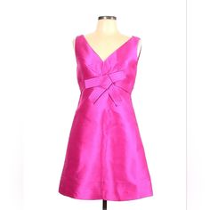 $428 Nwt Genuine Kate Spade New York Origami A Line Pink Bow Women Dress Sz 10 Relaxed And Laid Down Pit To Pit 18in, Length 35in. Get Ready To Turn Heads With This Stunning Kate Spade New York Origami A-Line Dress! This Dress Features A Beautiful Pink Satin Fabric And A Charming Bow Accent, Perfect For Any Holiday Or Evening Occasion. The Sleeveless Design And V-Neckline Add An Extra Touch Of Elegance, While The Short Length Keeps It Fun And Flirty. This Dress Is Brand New With Tags And Is A Si Pink Satin Fabric, Bow Women, Kate Spade Dress, Pink Satin, Women Dress, Pink Bow, Kate Spade New York, Satin Fabric, A Line Dress