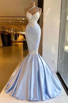 Gorgeous Halter Mermaid Prom Dress Long With Lace Appliques – Ballbella Shoulder Applique, डिजाइनर कपड़े, Long Party Gowns, Mermaid Prom Dresses Lace, Cheap Prom Dresses Long, Mermaid Evening Dress, Prom Dresses Long Mermaid, Mermaid Evening Gown, Gown Plus Size