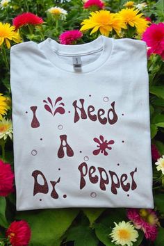 Dr.Pepper Burgundy Glitter I Need A Dr. Pepper  T shirt Dr Pepper T Shirts Tees Shirts Personalized Custom Tops Let me know which font color in message at  Checkout This is a Gildan Heavy Cotton T-Shirt  Classic Fit  * Unisex sizing. Crew Neck  Short Sleeve  * It is also pressed with premium vinyl with a professional quality heat press. * Please see the listing images for sizing details and color options. * Soft and High-Quality Fabric. * Taped shoulder-to-shoulder. Care Instructions  Turn Garme Dr Pepper Clothes, Dr Pepper Shirt, Dry Logo, Custom Top, Dr Pepper, Gift Handmade, Text Color, Christmas List, Heat Press