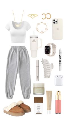 #outfitinspo #cozy #lazyday #beauty Simple Outfits For School, Preppy Summer Outfits, Casual Preppy Outfits, Trendy Outfits For Teens, Cute Lazy Outfits, Cute Outfits For School