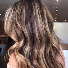 7 of the Best Colors to Cover Gray Hair | Wella Professionals Dimension Balayage, Solid Blonde, Caramel Blonde Hair, Reverse Balayage, Rich Brunette, Blending Gray Hair