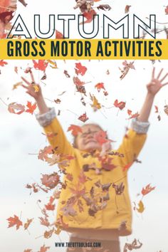 the cover of autumn gross motor activities