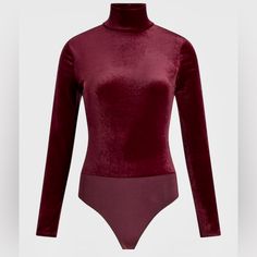 New With Tags Express Bodysuit. Perfect For Holiday Parties! Beautiful Wine Color. Fitted Red Bodysuit For Winter, Red Fitted Bodysuit For Winter, Sequin Bodysuit, Green Bodysuit, Scoop Neck Bodysuit, Halter Bodysuit, Body Contour, Velvet Bodysuit, V Neck Bodysuit