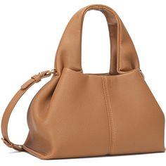 PRICES MAY VARY. MATERIAL - The handbags for women 2024 designer is made of high quality grain textured faux leather, featured with polyester lining, which is soft, luxury and long-lasting. Design - The side draped leather of the shoulder bag for women is held in place by stitching, together with the simple solid look, provides a trendy and chic appearance. SIZE - 9.4''×4.9''×5.5''. This tote bag has 1 main compartment and 1 zipper pocket inside. It is spacious and easy to fit your daily necessi Dumpling Bag, Fall Bags, Soft Luxury, Satchel Purse, Handbags For Women, Bag For Women, Shoulder Handbags, Designer Handbags, Zipper Pocket