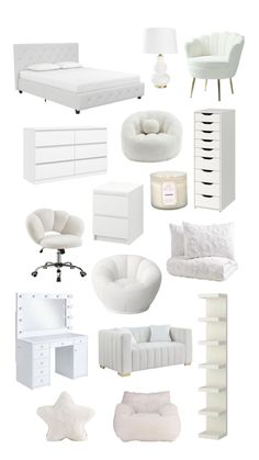 white room decor White And Gray Room, Gray Room Ideas, Gray Room, White Room Decor, Grey Room, White Room, Room Makeover Inspiration, Cool Rooms