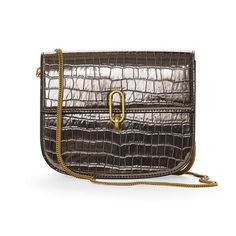 This small Claudette crossbody satchel bag from Worthington's women's collection is an ultra-chic style to add to your rotation. Made from patent croc-print faux leather, this structured satchel has a gold-tone toggle and removable chain, plus multiple pockets. Closure Type: Flip LockPockets: 1 Back Slip Pocket, 1 Inside Zip Pocket, 2 Inside Slip PocketsMetal Color: Gold ToneMeasurements: 8 Width/Inches, 6.5 Height/Inches, 3.2 Depth/InchesMax Strap Drop Length: 24 InchesBase Material: 100% Faux Crossbody Satchel, Handbags Crossbody, Bag Silver, Croc Print, Satchel Bag, Satchel Bags, Cross Body Handbags, Women Collection, Crossbody Bags