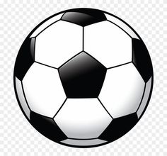 a black and white soccer ball on a transparent background