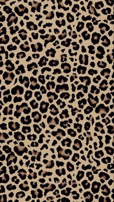 an animal print pattern with black and brown spots