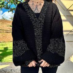 Meadow Split Oversized Crochet Cardigan Sweater Handmade - Etsy Oversized Crochet Cardigan, Sweater Handmade, Crochet Cardigan Sweater, Crochet Cardigan, Honolulu, Cardigans For Women, Cardigan Sweater, Sweater Cardigan, Cardigans