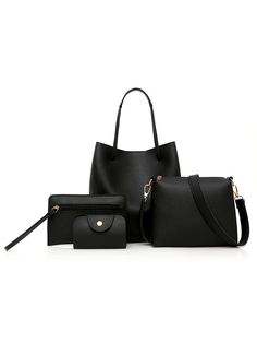 Simple Bags is fashionable and cheap, come to Zolucky to find out about the Shopping Totes Mother Style, Shopping Totes, Pu Leather Bag, Tote Pattern, Simple Bags, Shoulder Handbag, Bag Set, Black Handbags, Leather Tote Bag