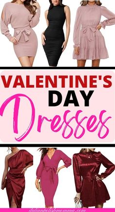 Valentines's Day dresses and valentine's day outfits for women on amazon! Valentines Dinner Outfits For Women, Valentines Day Outfits For Women Dresses, Valentine Dress Ideas, Dresses For Valentines Day, Valentines Outfits For Women, Valentines Dresses, Valentines Date Outfit