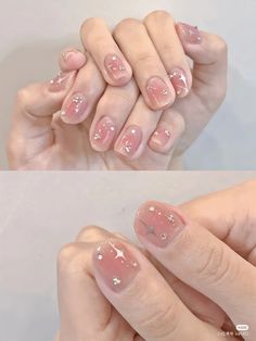 Nails Reference, Korea Nail, Nails Care, Gothic Nails, Cute Gel Nails