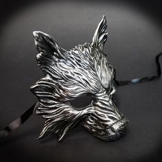 Animal Masquerade Mask, Masquerade Mask Silver, Animal Masquerade, Masquerade Men, Masquerade Ball Costume, Steampunk Gas Mask, Mens Masquerade Mask, Wolf Animal, Steampunk Mask