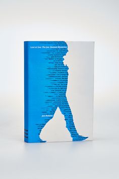 a blue book with the silhouette of a man holding a baseball bat on top of it