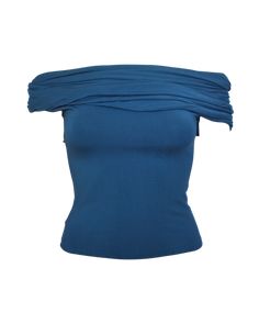 This is a top version of the Gladiatrix Dress. A soft and flattering sleeveless top with a draped cowl hood that can be worn multiple ways - as a hood, as a cowl neck, off the shoulder, and more. This top is also available in multiple colours. The colour displayed here is Captain Blue. Blue Tops Outfit, Colourful Tops, Shoulder Off Top, Grey Clothes, Cowl Hood, Blue Clothes, Blue Outfits, Grey Outfit, 13th Birthday