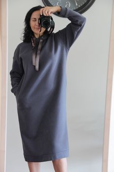 Women's long oversized sweatshirt dress with pockets, fleece inside - spring, autumn, winter dress with a hood. oversized hoodie dress. Very soft, comfortable and warm. Great for home and travel. Oversized Hoodie Dress Luxury, Winter Cotton Sweatshirt Dress With Drawstring Hood, Casual Hooded Cotton Sweatshirt Dress, Long Sleeve Cotton Sweatshirt Dress With Drawstring Hood, Oversized Hooded Cotton Sweatshirt Dress, Oversized Hoodie Dress, Hooded Sweatshirt Dress, Red Dress Women, Sweat Dress