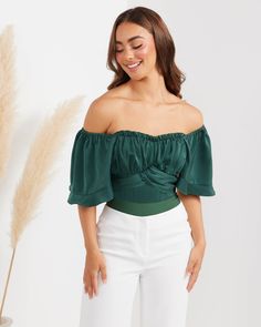 Feminine Aura, Flattering Jeans, Angel Sleeves, Angel Sleeve, Timeless Pieces, Off Shoulder Blouse, The Label, Aura, Bodice