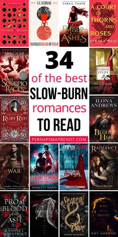 the best slow - burn romances to read in 2013, including books by various authors