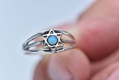 Star of David ring Jewish star ring made of 925 sterling silver High quality handmade ring Judaica jewelry Spiritual ring Jewish ring Popular ring Omel ring Spiritual gift Gift for girl Gift for girl Gift Kabbalah Sterling Silver Star Of David Ring Gift, Spiritual Sterling Silver Star Rings, Sterling Silver Star-shaped Spiritual Rings, Jewish Ring, Spiritual Ring, Jewelry Spiritual, David Ring, Judaica Jewelry, Jewish Star