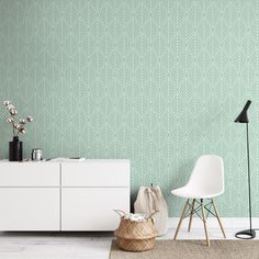 removable wallpaper animal print green