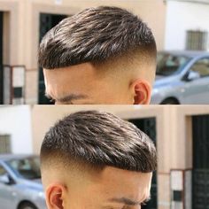 Hair Types Men, Very Short Hair Men, Short Fade Haircut, Crop Haircut, Crop Hair, Mens Hairstyles Thick Hair, Men's Short Hair, Beard Hairstyle, Men Hair Color