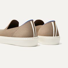 The Original Slip On Sneaker in Latte Soft, flexible upper in cool coffee brown. Comfortable matching insoles and durable outsoles in ivory. Features a medium brown and white heel stripe for a sporty touch. Mary Jane Clogs, Cool Coffee, Mule Sneakers, Clog Boots, Holiday Bag, Sneaker Slippers, Sneakers For Women, White Heels, Mary Jane Heels