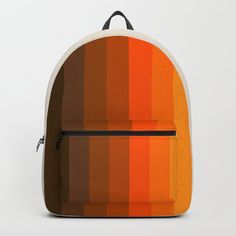 Designing our premium Backpacks is a meticulous process, as Artists have to lay out their artwork on each component. One size fits all men and women, with heavy-duty construction that's able to handle the heavy lifting for all your school and travel needs.       - Standard unisex size: 17.75" (H) x 12.25" (W) x 5.75" (D)    - Crafted with durable spun poly fabric for high print quality    - Interior pocket fits up to 15" laptop    - Padded nylon back and bottom    - Adjustable shoulder straps     - Front pocket for accessories  Keywords: Brown, Amber, Tints and shades, Rectangle, Peach, Pattern, Font, Electric blue, Magenta, Art.  Also called: Backpack, Knapsack, Kids Backpack, School Backpack, Designer Backpack, Durable Backpack, Weekender Backpack Weekender Backpack, Magenta Art, Peach Pattern, Designer Backpack, Durable Backpack, Kids Backpack, Backpack School, D Craft, Heavy Lifting