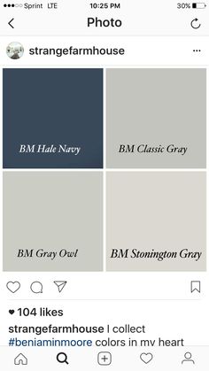 an instagram page with the same color scheme as well as text and pictures on it