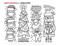 christmas coloring pages for kids to print and color